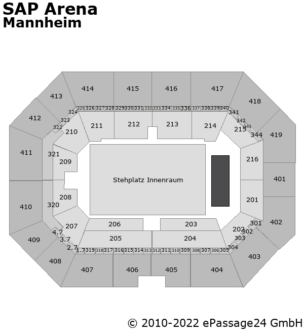 Sap Arena Mannheim Seating Chart