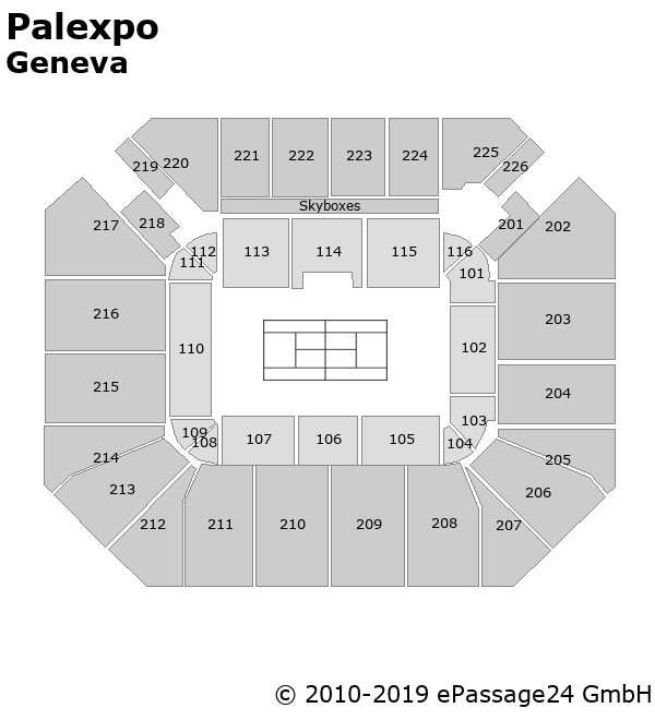 Palexpo Seating Chart