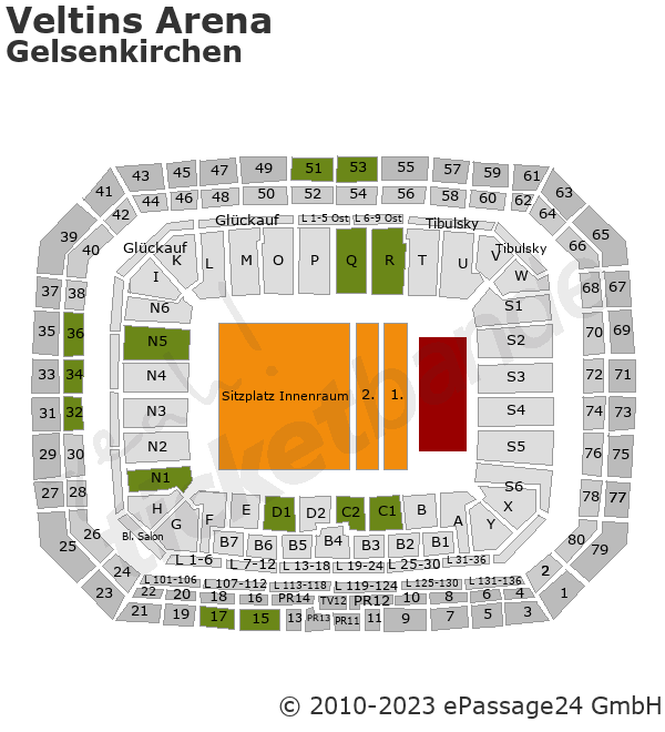 Veltins Arena Sitzplan Konzert