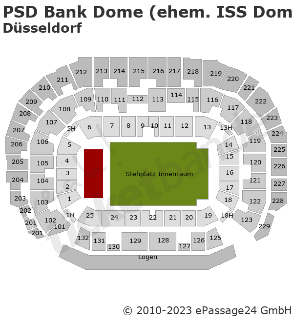 Nightwish biglietti Per Düsseldorf PSD Bank Dome (ehem. ISS Dome) 01.12